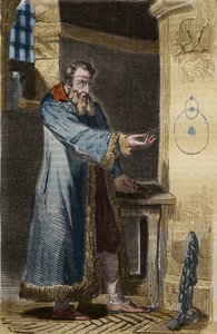 ガリラヤと異端審問。"E pure so muove!そして、まだ回る」。イタリアの天文学者ガリレオ・ガリレイ（1564-1642）は、1633年、異端審問で「地球は自分の周りを回っている」という自説を否定させられ、牢獄の中でこの言葉を口にした。 作： Unknown artist
