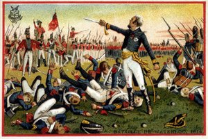 ワーテルローの戦い（1815年）におけるカンブロンヌ将軍 - クロモ... 19世紀後半 作： Unknown artist