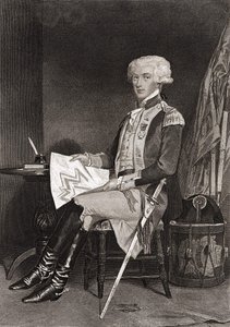 ラ・ファイエット（ラファイエット）将軍（1757-1834）。 作： Unknown artist
