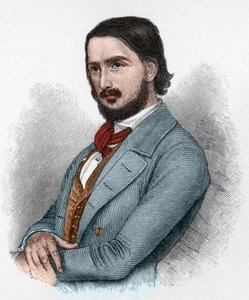 Georg Friedrich Rudolph Theodor Herwegh (1817-1875) ドイツの詩人、革命家、翻訳家。 作： Unknown artist