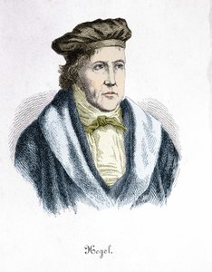 ゲオルク・ヴィルヘム・フリードリヒ・ヘーゲル（1770～1831）ドイツの哲学者。 作： Unknown artist