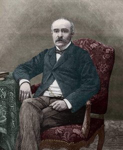 Georges Clemenceau（1841-1929）1885年、フランスの政治家。 作： Unknown artist