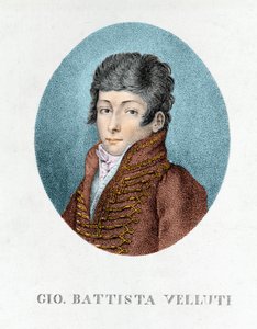 ジョヴァンニ・バティスタ・ヴェルーティ（1781-1861）、最後のオペラの去勢者。 作： Unknown artist