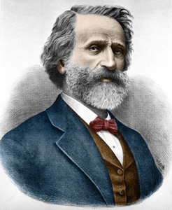 ジュゼッペ・ヴェルディ（1813-1901）、イタリアの作曲家。 作： Unknown artist