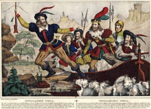 Guillaume Tell（William Tell）が矢を発見する。 作： Unknown artist