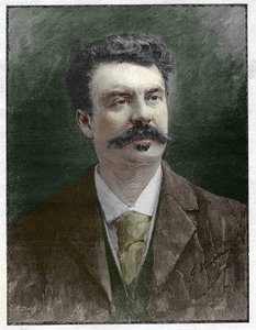Guy de Maupassant（1850-1893）フランスの作家。 作： Unknown artist
