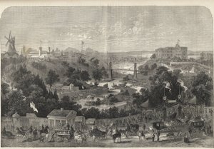 ハンブルク - ドイツ - 園芸博覧会 1869年 - ハンブルク - 国際園芸博覧会の公園