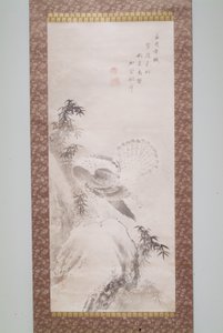 鷹と獲物（紙にインク） 作： Unknown artist