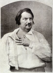オノレ・ド・バルザック、1850年頃 作： Unknown artist