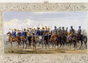 Horseback Guards - J. Whatmanの「Knight of England」に掲載されています。T. M