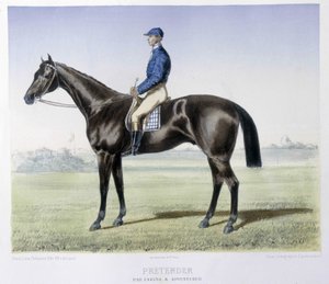 ホースバック・ライディングプリテンダー、英国ダービー優勝 作： Unknown artist