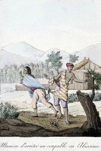 アビシニア(Abyssinia)での犯人逮捕の方法 - 刻印 作： Unknown artist