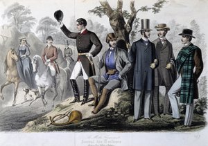 狩猟用の衣装、"Le Journal des tailors"