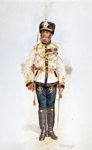 ニコライ2世時代のロシア軍のフサード 作： Unknown artist