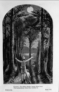詩人ジョン・キーツ(1795-1821)の「エンディミオン」の挿絵 19世紀 作： Unknown artist