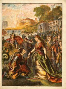 イラスト：「美女と野獣」1880年頃 作： Unknown Artist