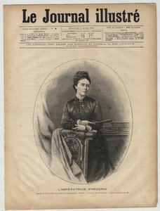 Impress Frederic - Victoria of United Kingdom (1840-1901) Victoria Adelaide Marie Louise of United Kingdom, Royal Princess of Great Britain and Ireland -Victoria, Princess Royal (Empress Frederick) - 1894年3月の "The Illustrous Journal "の表紙