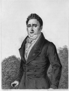 ジャック・ラフィット（1767-1844）、フランスの銀行家、政治家 - 「ルイ・フィリップの政治的・私的生活に関する歴史」に掲載された彫刻作品 作： Unknown artist
