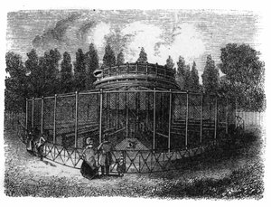 1861年、パリのJardin des Plantes：pheasanderie。 作： Unknown artist