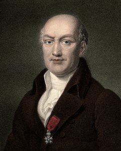 Jean Baptiste (Jean-Baptiste) Joseph Delambre 1749-1822 - engraving - 19世紀