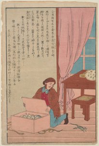 ジョン・ジェームズ・オードボン、「西洋の偉大な人々の生活」シリーズ、1870年頃（色、紙に木版画） 作： Unknown artist
