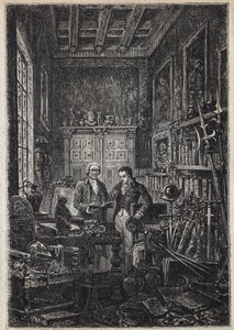 Jonathan Oldenbuck - (The Saint of the Saints of the Antiquary) - 19世紀に書かれた小説「The Antiquary」の挿絵。 作： Unknown artist