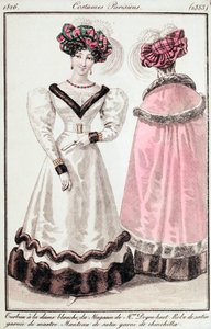 Journal des dames et des modes, Parisian costumes 作： Unknown artist