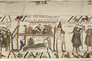 King Edward the Confessor on his Deathbed, Bayeux Tapestry (wool embroidery on linen)   1438255   ja       japanese Successfully Translated  Original: Cascade of Buffalora Translat: Cascade of Buffalora 1444399 ja japanese Successfully Translated Original: 作： Unknown artist