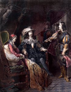 フランス王ルイ13世とサンクマルス(Cinq Mars)侯爵(1620-1642)アンリ・コイフィエ・ドゥ・ルーズ・デフィアット(Henri Coiffier de Ruze d