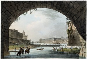 La Monnaie, 4 Nations in Paris seen by J.C.Mats, Published by W.Miller in London -1806 作： Unknown artist