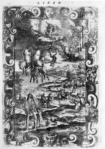 La chute de Phaeton (Phaethon) - in "Les Metamorphoses" by Ovide - Editions de Paris 作： Unknown artist