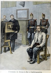 ショワジー・ル・ロワの暗殺者と人体測定法（アルフォンス・ベルティヨン）-「ル・プチ・ジャーナル」1899年5月号掲載