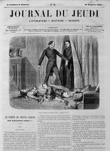 Le Comte de Monte Cristo（モンテ・クリスト） - 1861年1月20日の「Le Journal du Thursdays」にて 作： Unknown artist