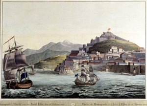 ナポレオン・ボナパルトがエルバ島から流出したのは1815年2月26日。 作： Unknown artist