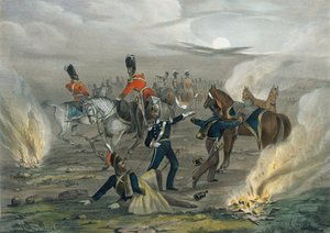 ？セバストポルの前のキャンプでの生活。第4真夜中の警報？、1854年頃 作： Unknown