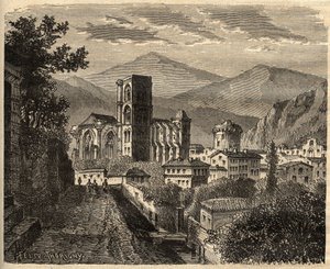 フランス、エロー地方のロダヴにある「PATRIE」の刻印、ルシアン・ユアールによる「DESCRIPTION PECTUREQUIREQUE DE LA FRANCE EN 6 VOLUES」 - 19世紀末 作： Unknown artist