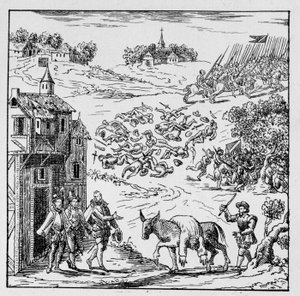 コンド公爵（ブルボン・コンド）のルイ1世（1530-1569）は戦死し、その遺体は麻酔をかけられてジャルナックに運ばれ、全軍の目にさらされた後、義理の兄弟であるロングヴィル公爵に売られ、彼の手で運ばれた。