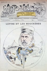 レピーヌとムケール家 - 1897年12月12日付「オート・ヴェロ」誌、パリ市立図書館。 作： Unknown artist