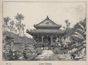 Maison chinoise（中国の家） - 1889年の「Histoire de habitation humanine à l