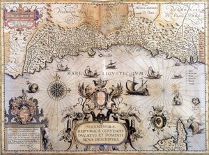 ジュネーヴ共和国の地図 作： Unknown artist