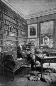 Marcellin Berthelot (1827-1907)、フランスの化学者、練習中。3月31日付の「La Nature: revue des sciences et de leurs applications aux arts et a l