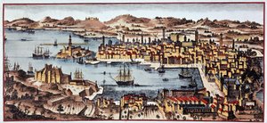 1680年のマルセイユ - B.N. 作： Unknown artist