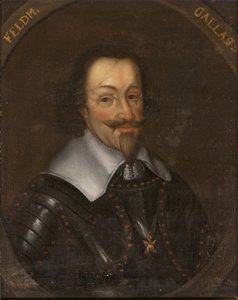 Matthias Gallas, comte de Campo et duc de Lucera, general autrichien - マティアス・ガラス（1584-1647）の肖像、カンポ伯爵、ルセラ公爵、匿名 .キャンバスに油彩。寸法：65x55cm。ストックホルム国立博物館 作： Unknown artist