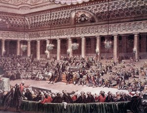 1789年8月4日夜、特権廃止のための制憲議会の会合