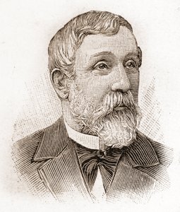 1895年のアカデミー・フランセーズのメンバー：アルフレッド・メジエール（1826-1915）の肖像（文学史家、フランスの政治家、エッセイスト 作： Unknown artist
