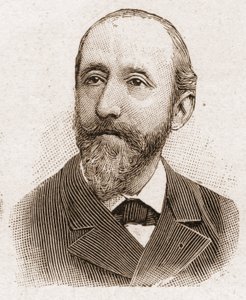 1895年のアカデミー・フランセーズのメンバー：フランスの小説家、劇作家、批評家であるジュール・クラレ（1840-1913）の肖像。 作： Unknown artist