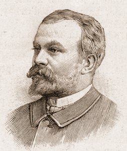 1895年のアカデミー・フランセーズのメンバー：劇作家、演劇評論家、エッセイスト、文学史家、フランスの語り部であるジュール・ルメートル（1853-1914）の肖像。 作： Unknown artist