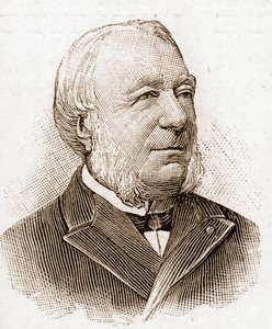 1895年のアカデミー・フランセーズのメンバー：マリー・ルイ・アントワーヌ・ガストン・ボワシエ（1823-1908）の肖像。 作： Unknown artist