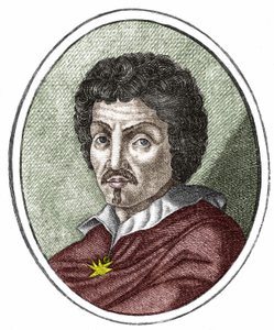 ミケランジェロ・メリージ・ディット・イル・カラヴァッジオ（1569～1609）、エングレーヴィング 17世紀 作： Unknown artist