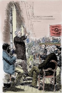 ミハイル・アレクサンドロヴィチ・バクーニン(Bakunin)(1814-1876)1869年9月にスイスで開催されたベール会議でロシアの無政府主義者。 作： Unknown artist